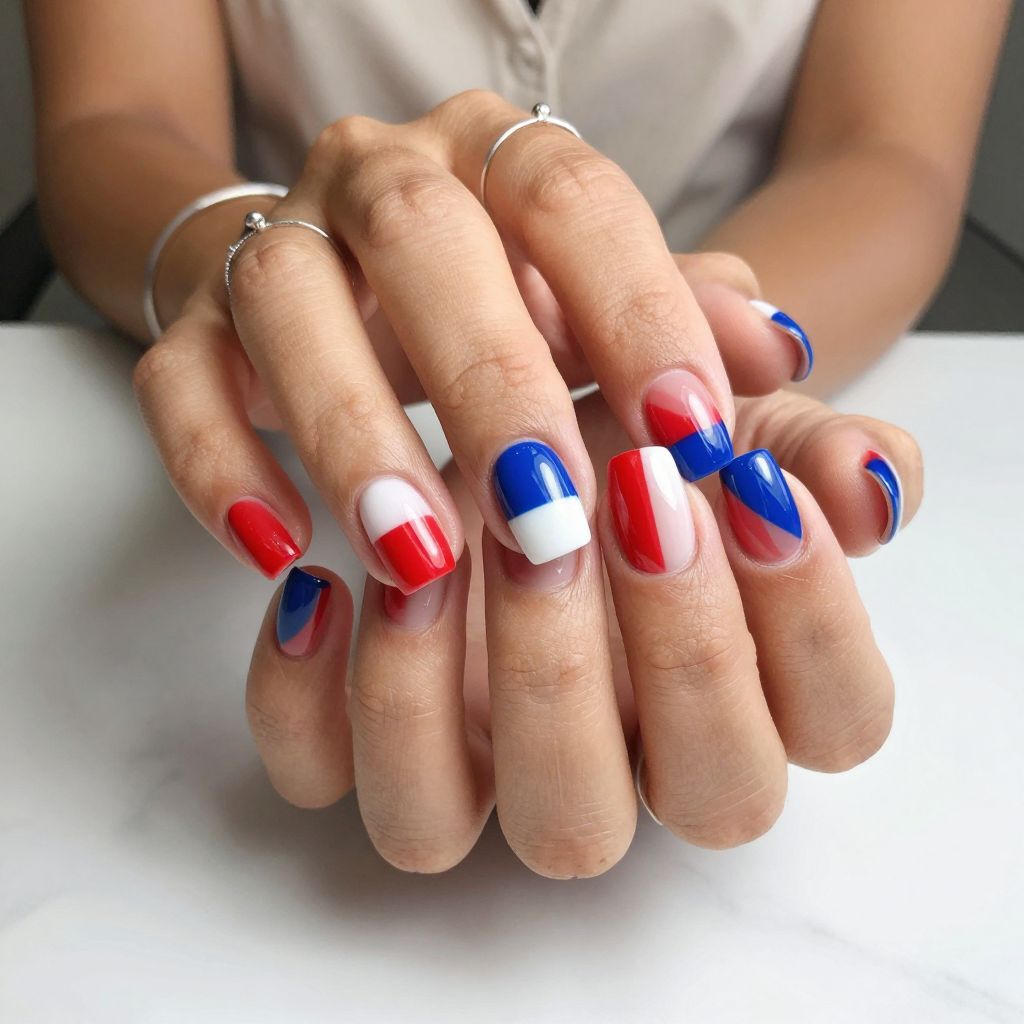 Patriotic Negative Space Geometry