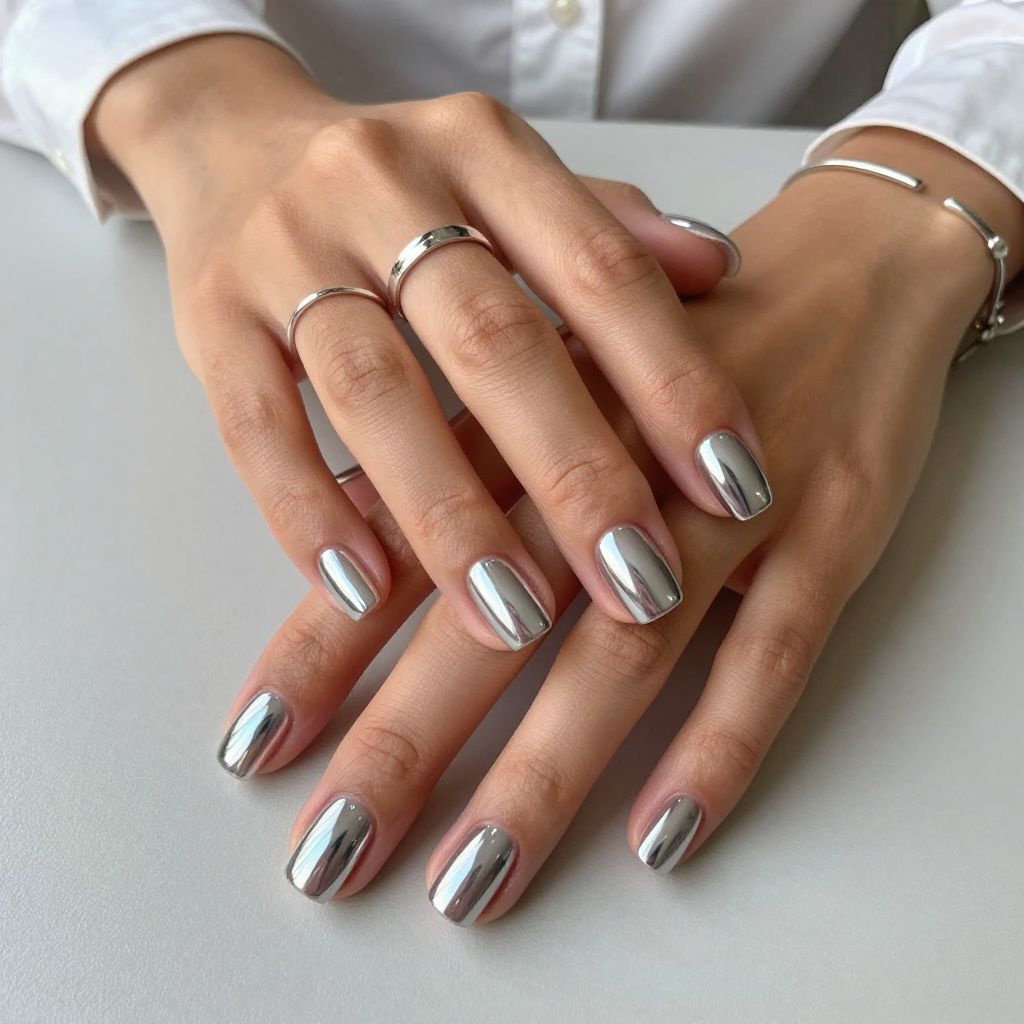 Chrome Silver Minimalism