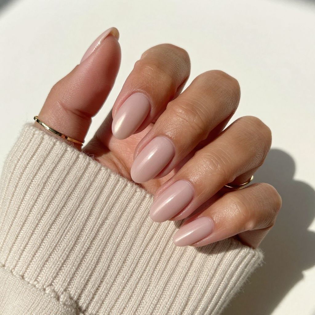 Rosy Nude Satin
