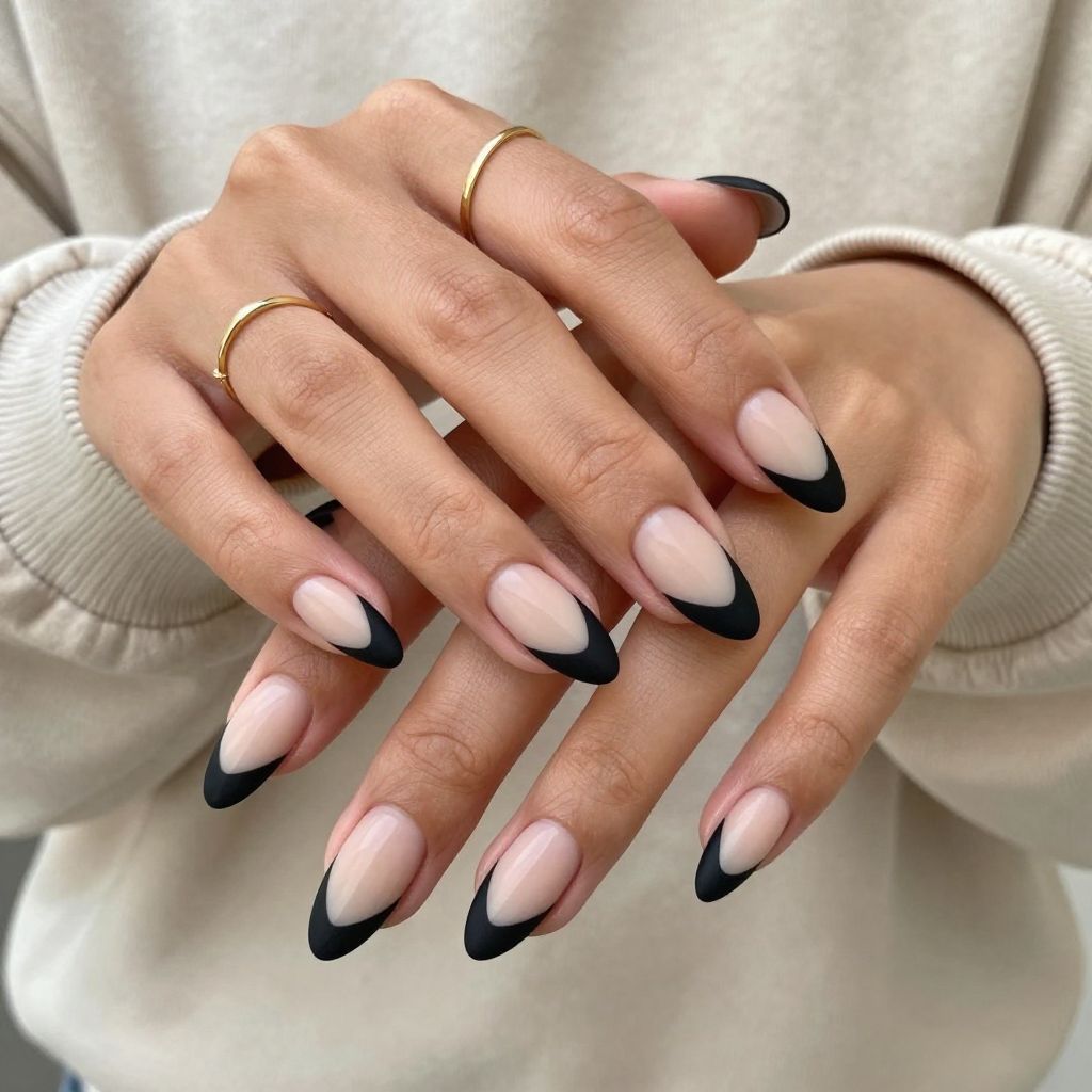 Nude with Matte Black Negative Space