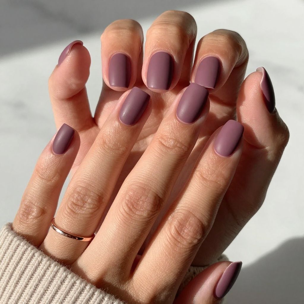 Matte Mauve Elegance