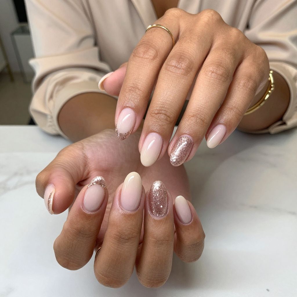 Glitter Ombre Celebration Press On Nails