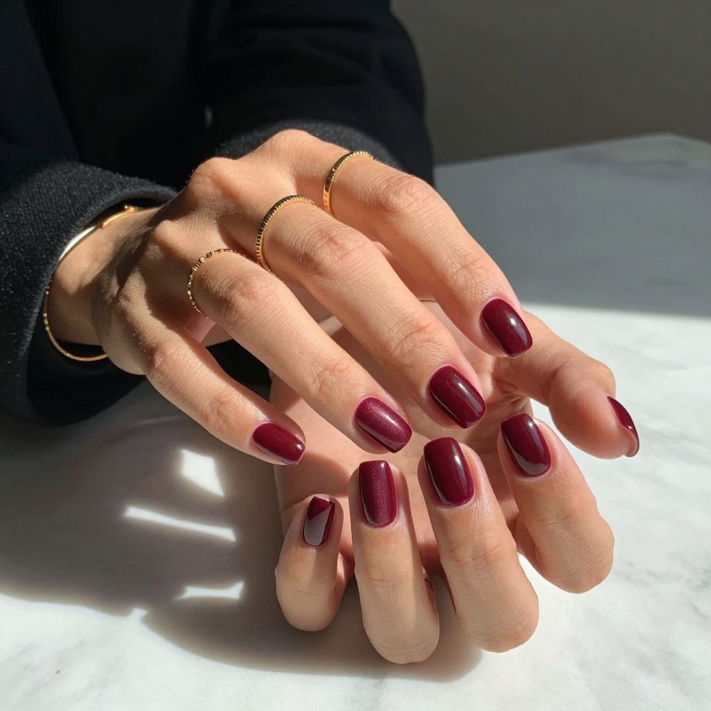 Bold Burgundy Elegance