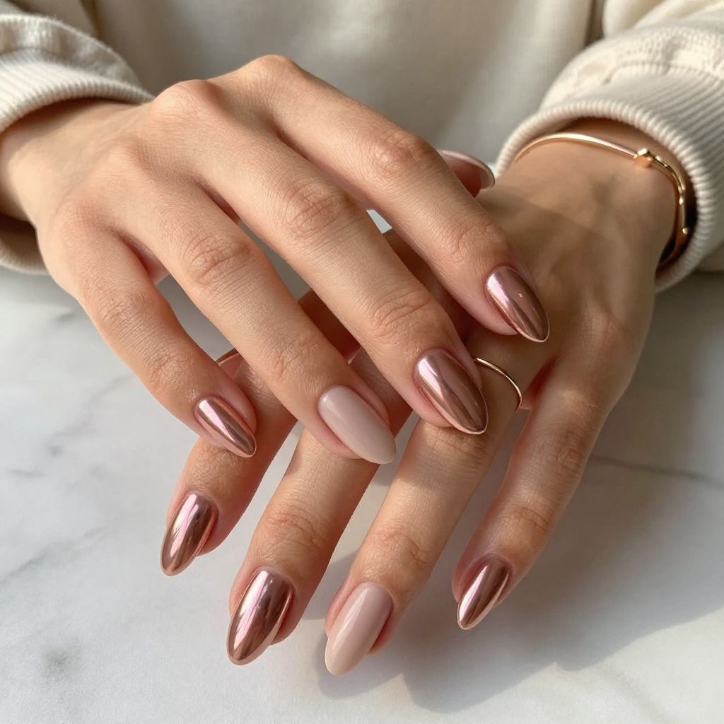 Rose Gold Metallic Chic