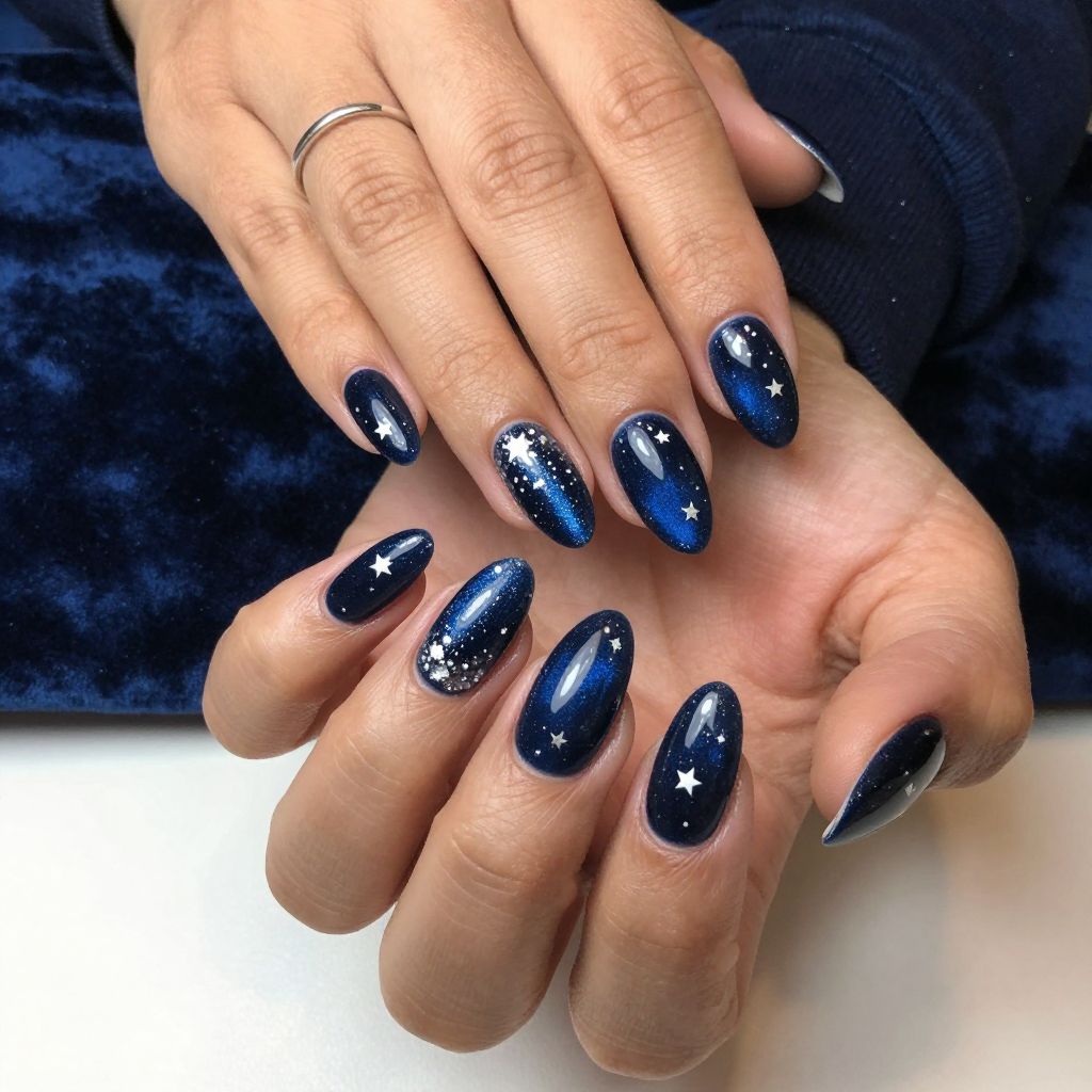 Midnight Blue Stars