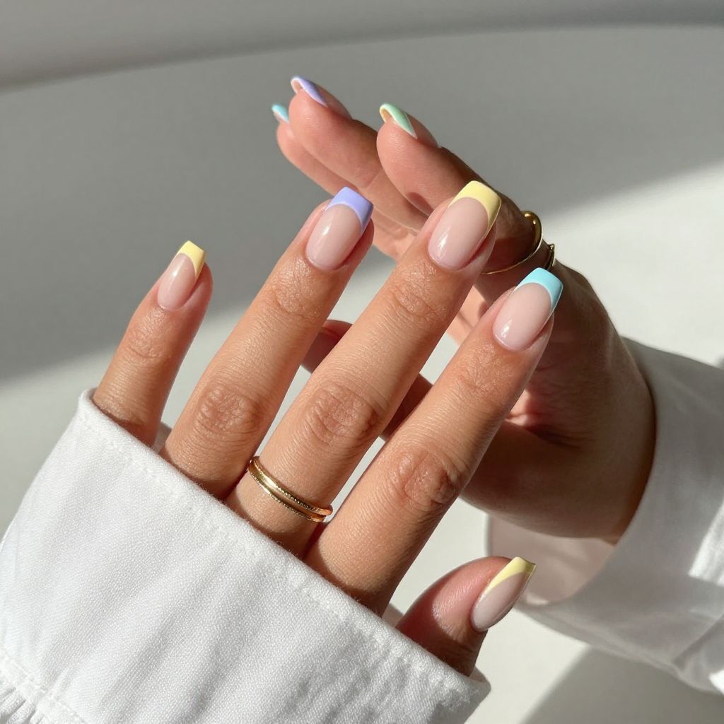 Pastel Rainbow French Fusion