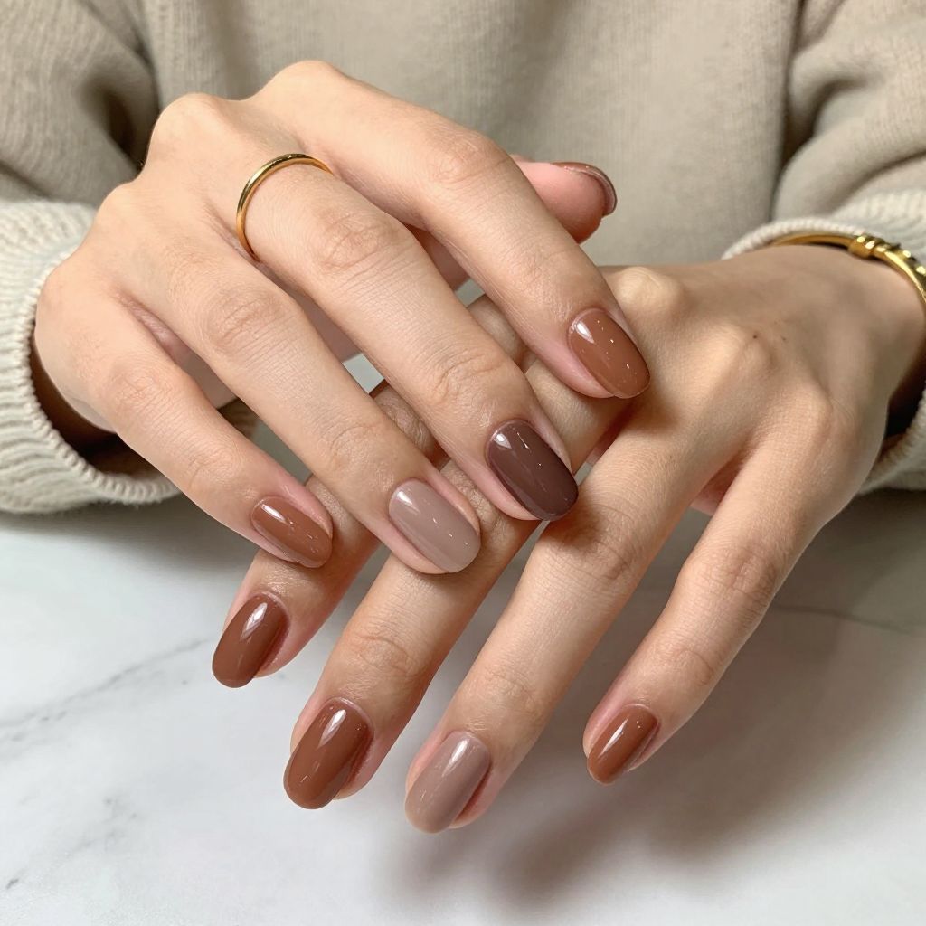 Soft Saddle Brown with Matte Accent