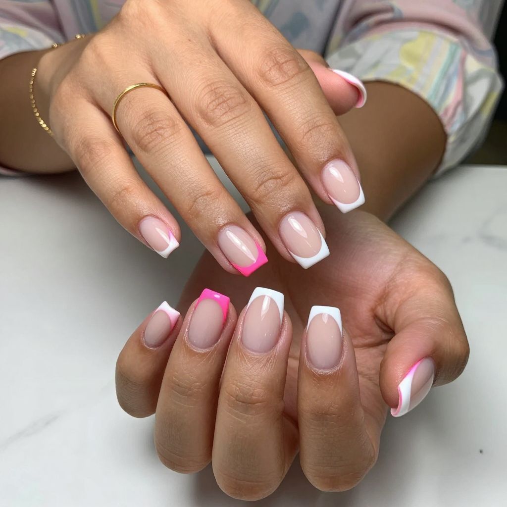 French Tip with a Twist