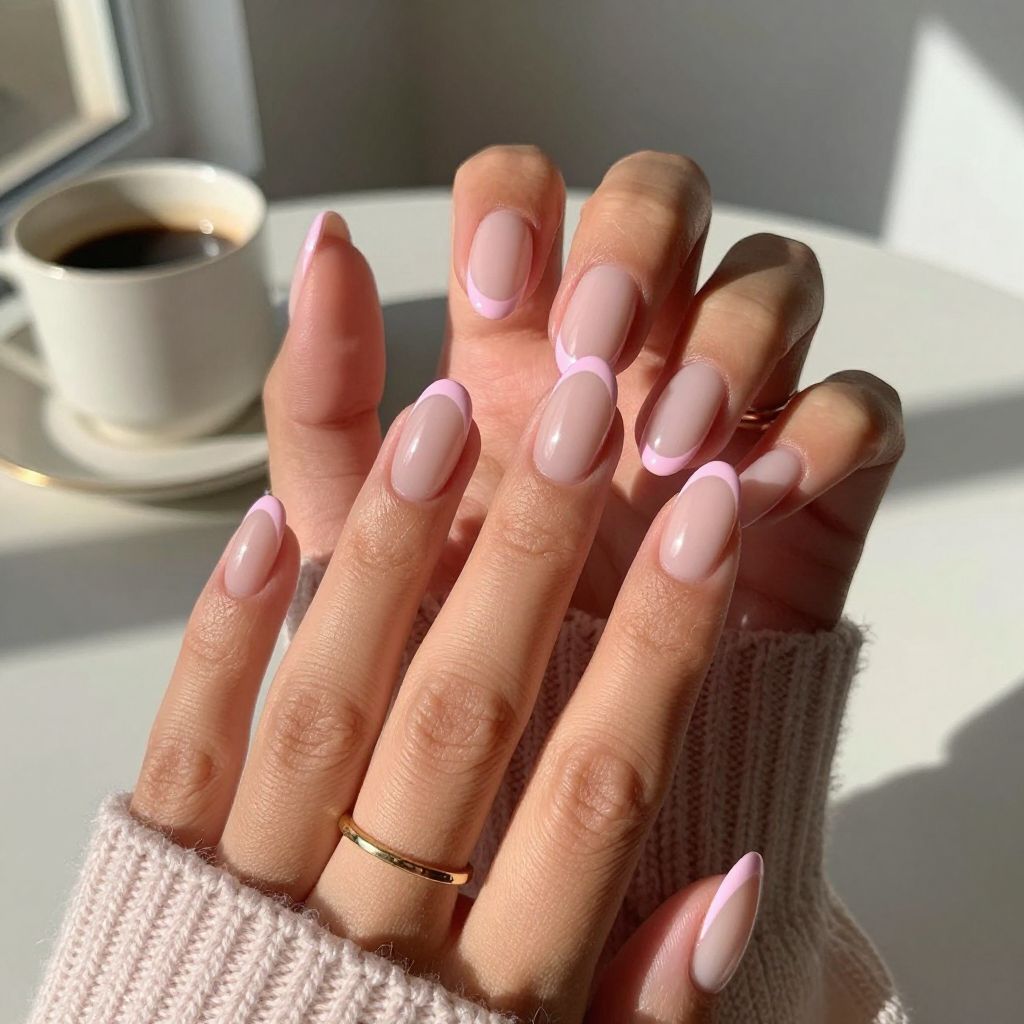 Baby Pink Micro Tips