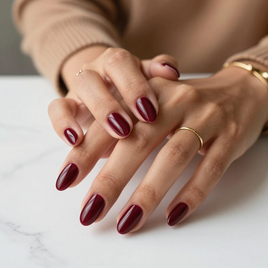 Classic Glossy Burgundy