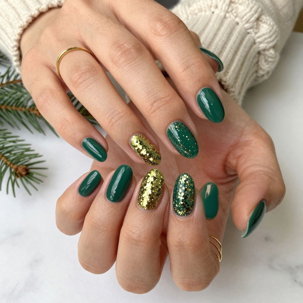 Evergreen Glitter Delight