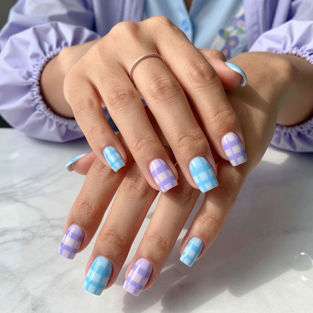 Pastel Checkerboard Fun