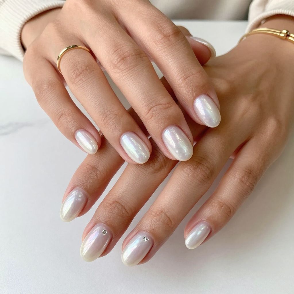 Pearly White Sheer Layers