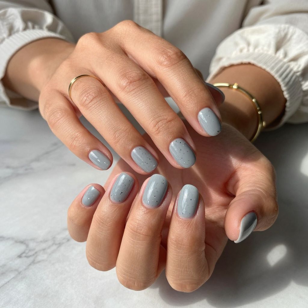Soft Grey Speckled Chic