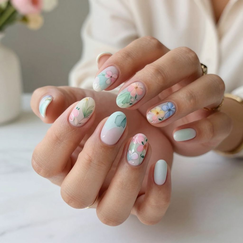 Floral Watercolor Garden