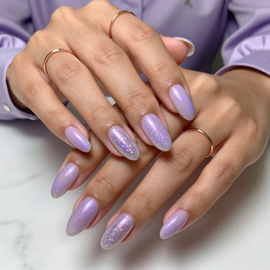 Shimmering Lavender Opal
