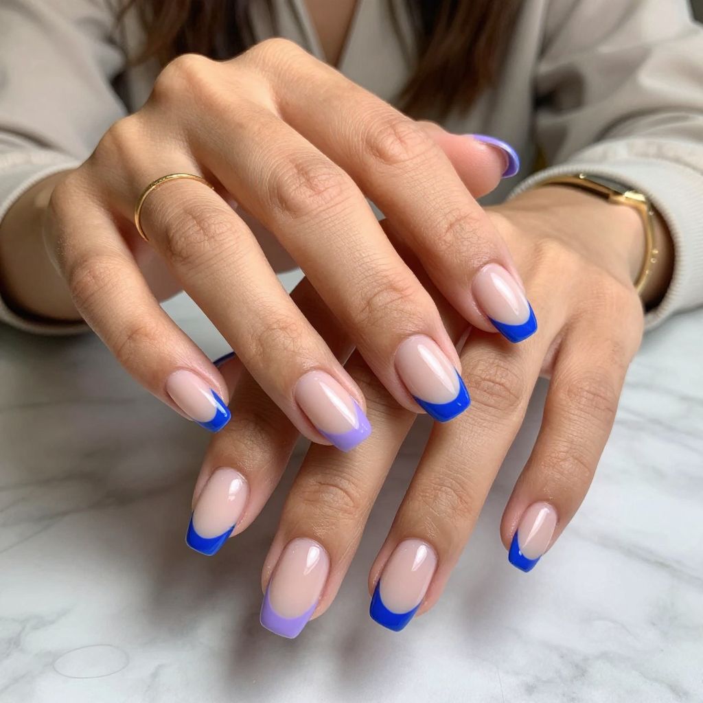 Colored French Tips