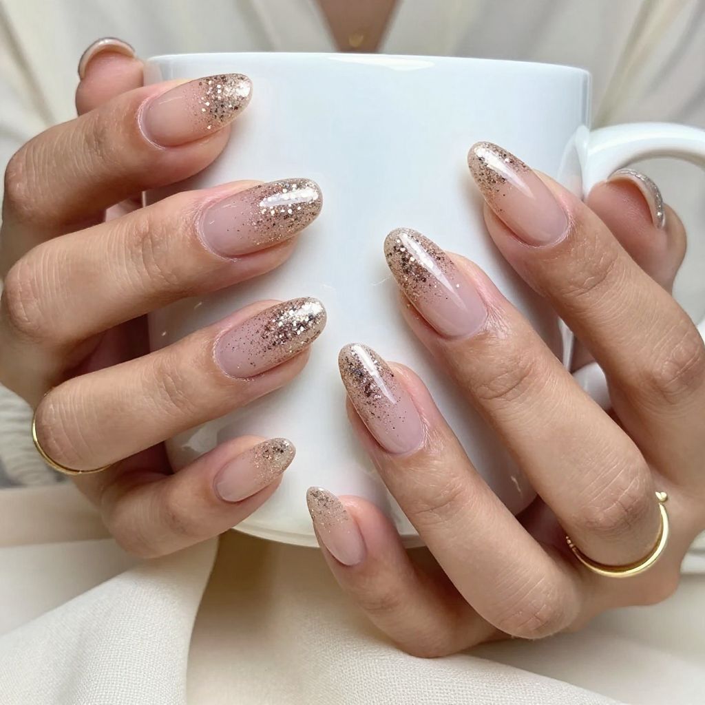 Glitter Fade Tips