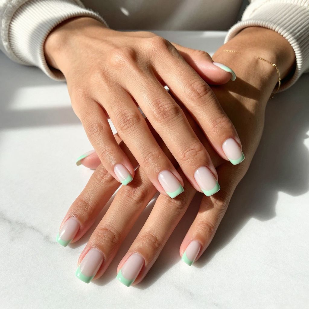 Minty Fresh French Tips