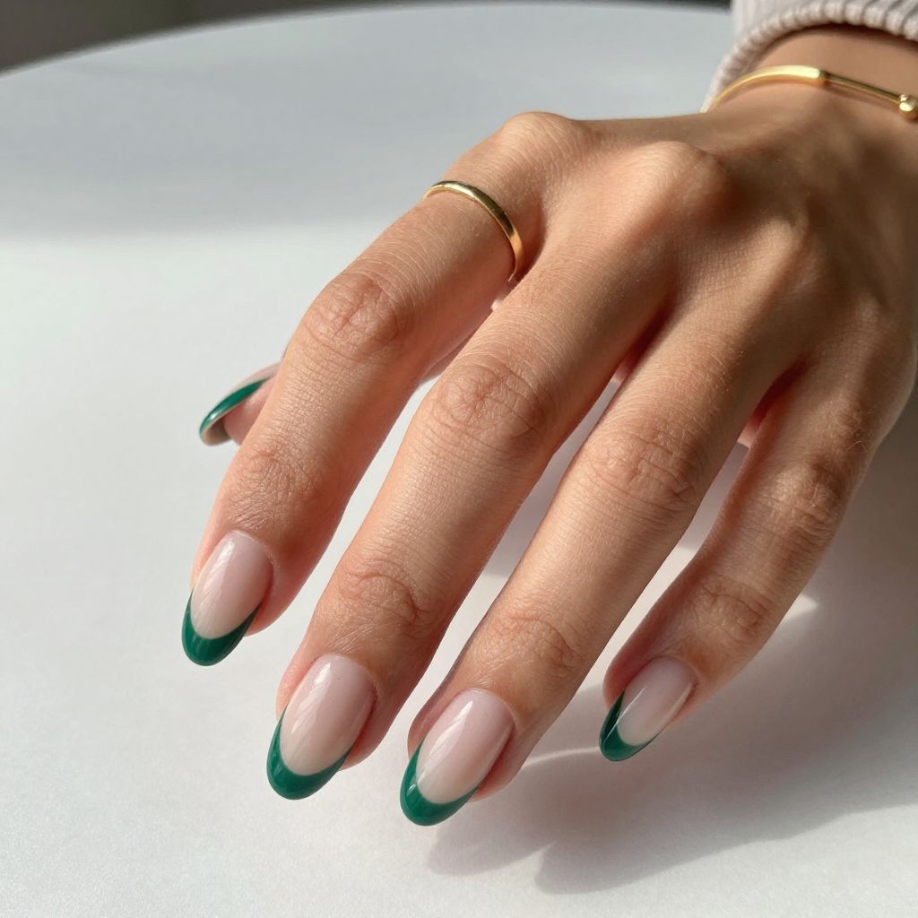 Deep Jade French with Matte Finish