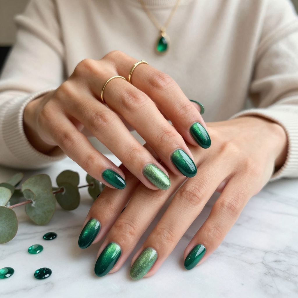 Emerald Ombre Glow