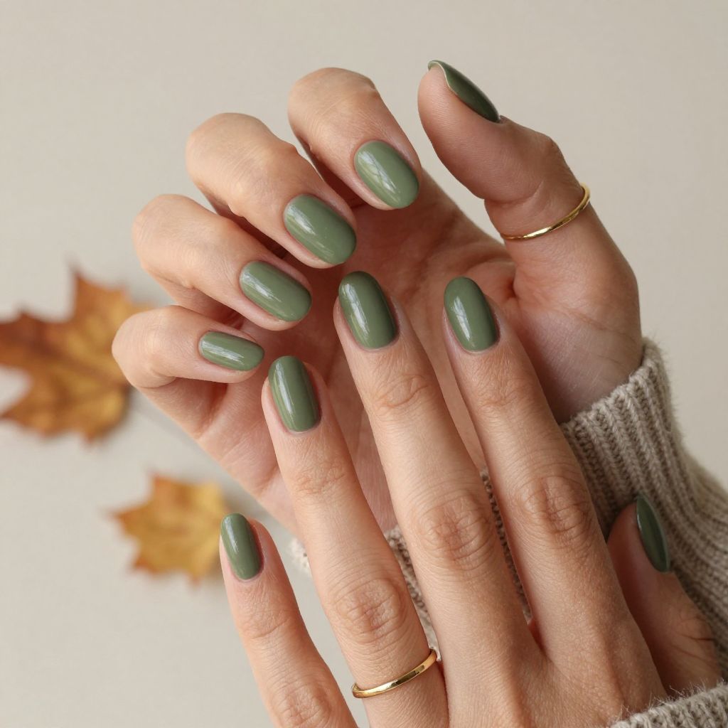 Olive Green Satin Finish