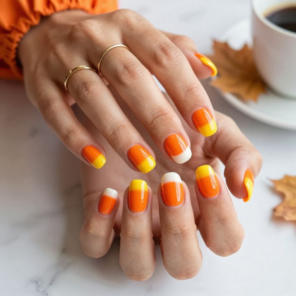 Candy Corn Color Block