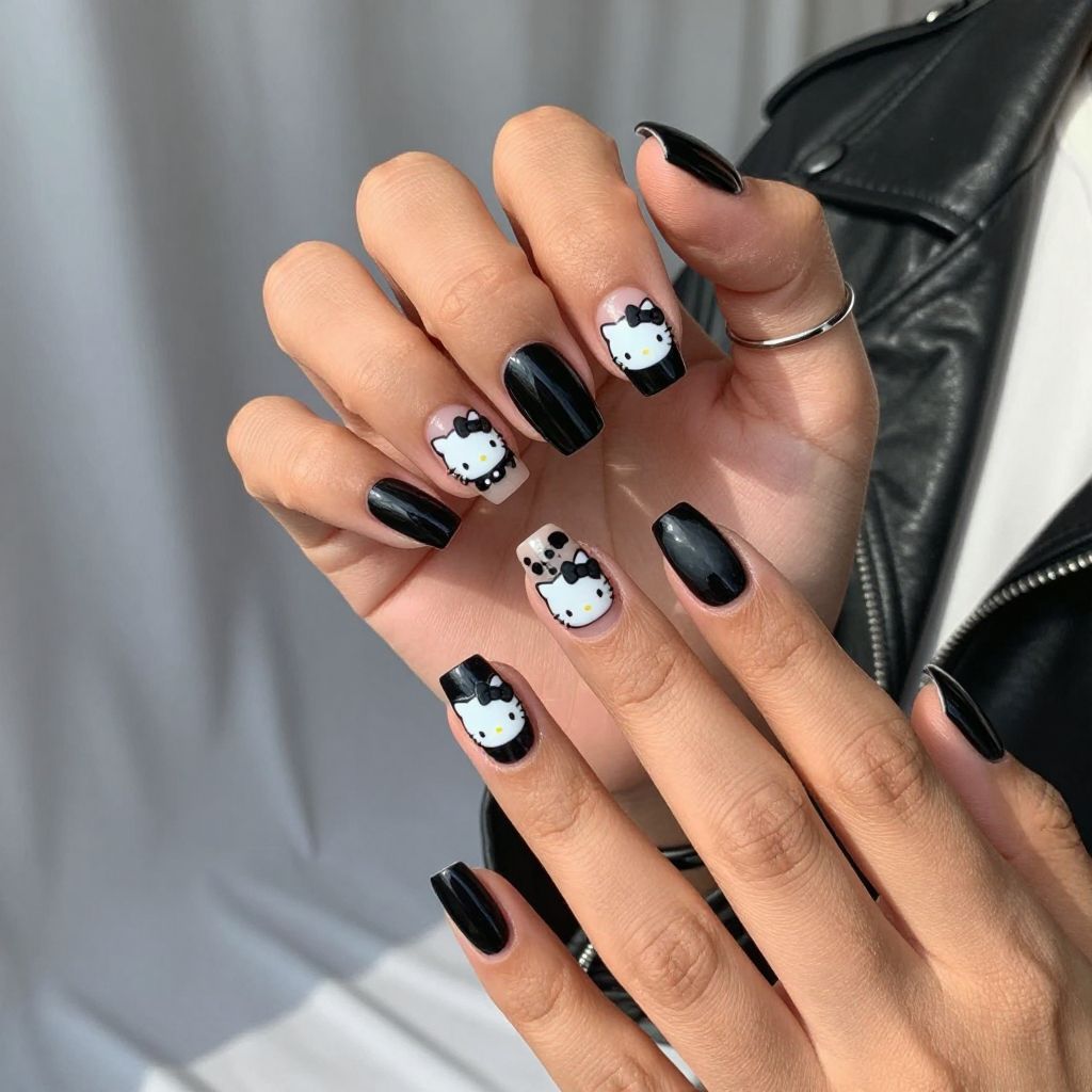 Black and White Kitty Contrast
