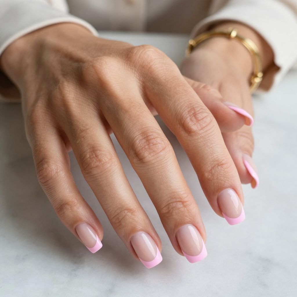Pastel Pink French Elegance