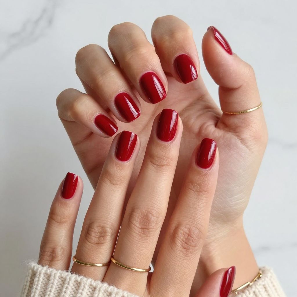 Bold Cherry Red Elegance