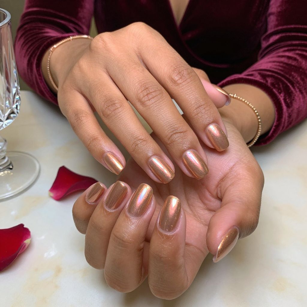 Rose Gold Holographic