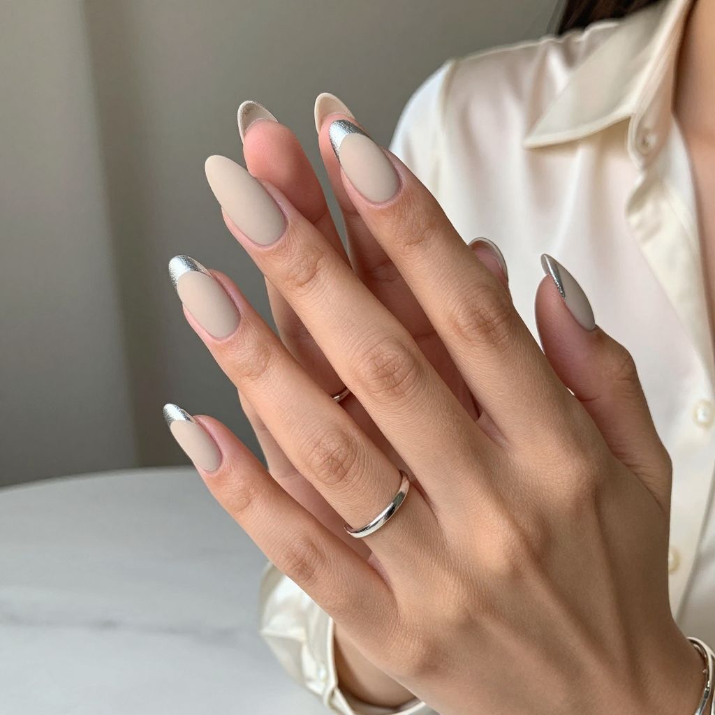 Nude Chrome Accents