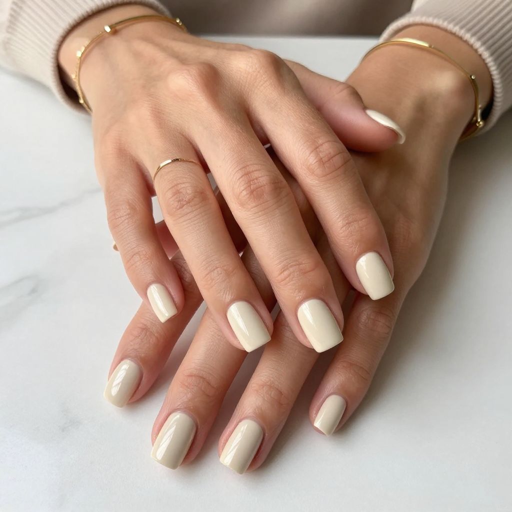 Nude Glossy Squared Off