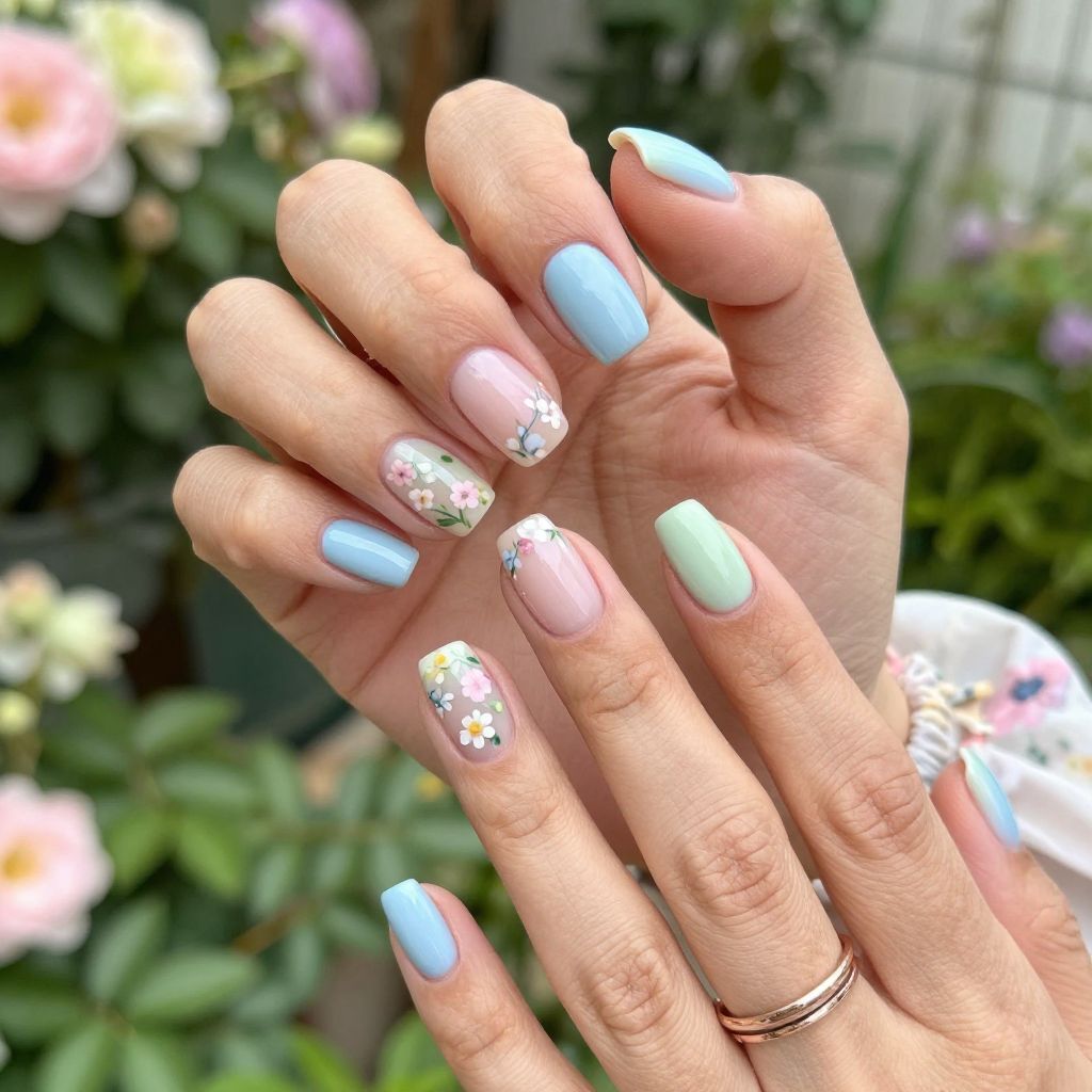 Soft Pastel Floral Play