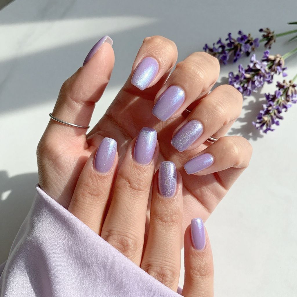 Lavender Dreams with a Touch of Shine
