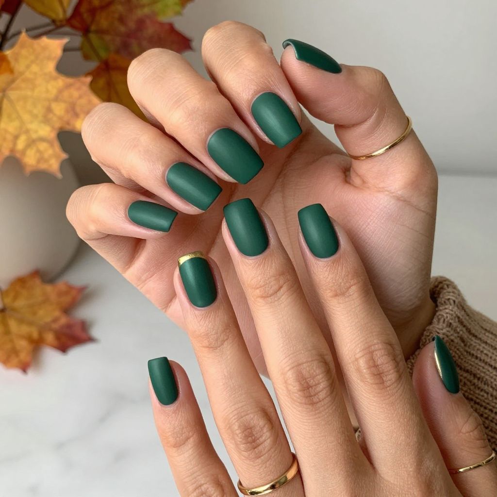 Forest Green Satin