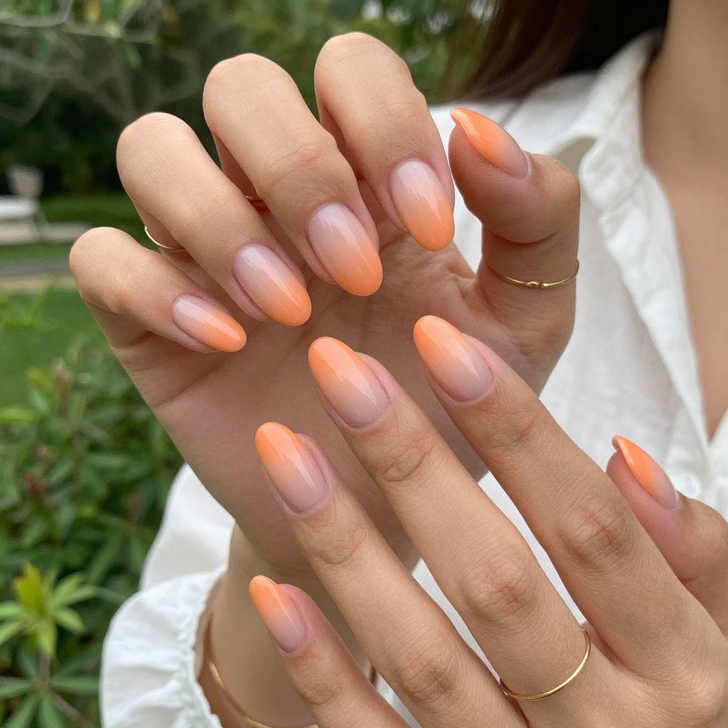 Peach Ombre Glow