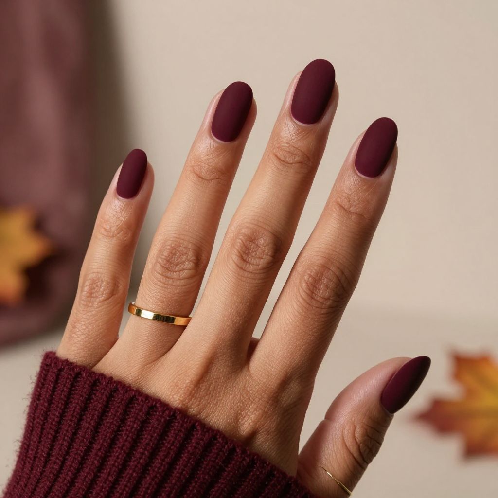Deep Burgundy Velvet