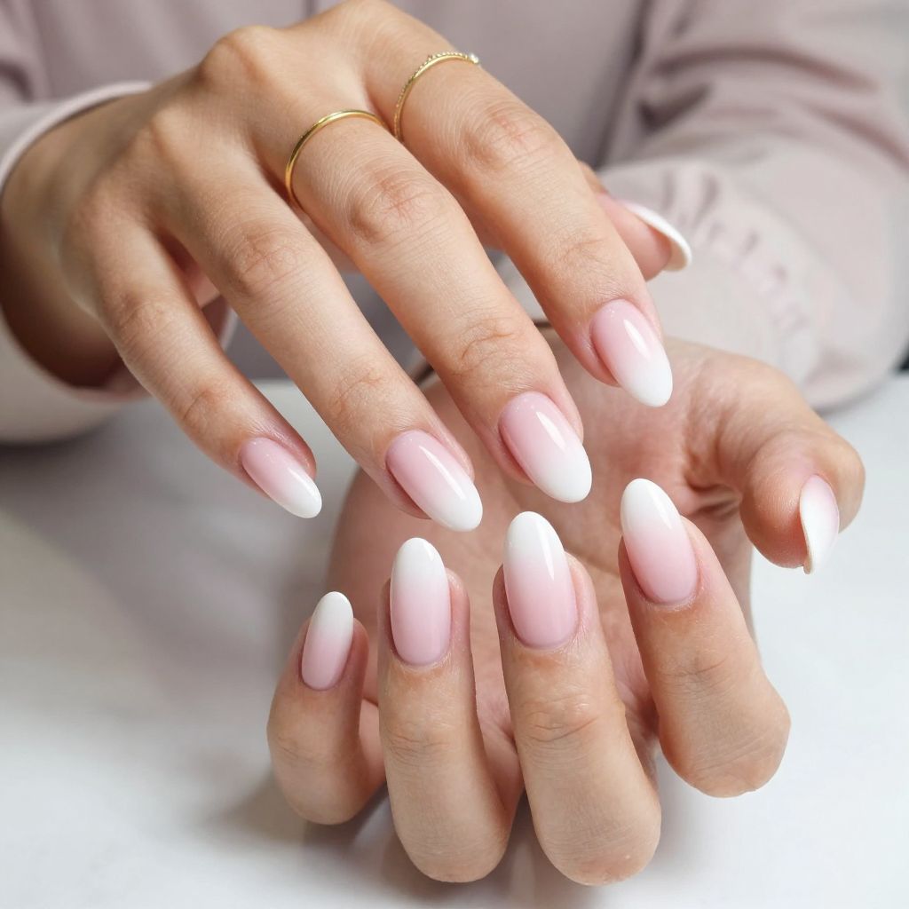 Soft Ombre Delight Nail Design
