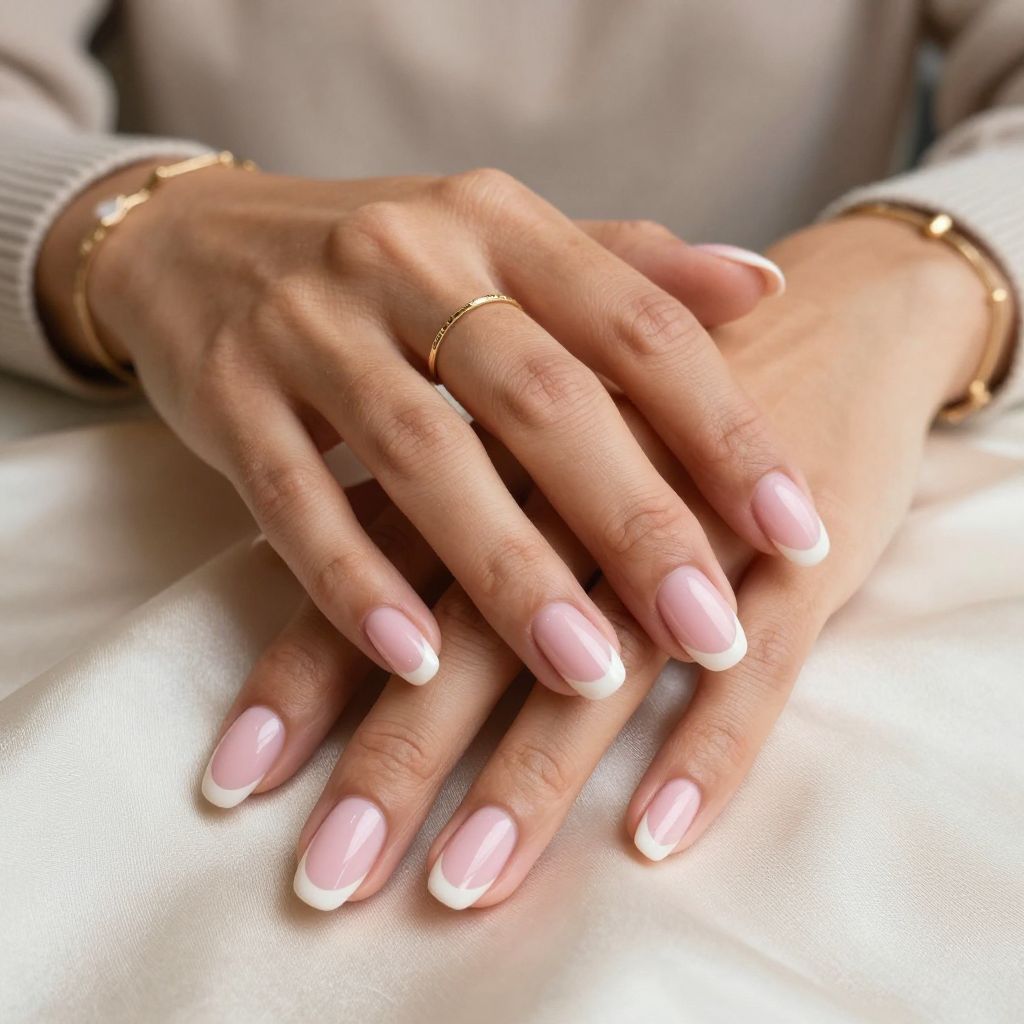Elegant French Twist Nail Design