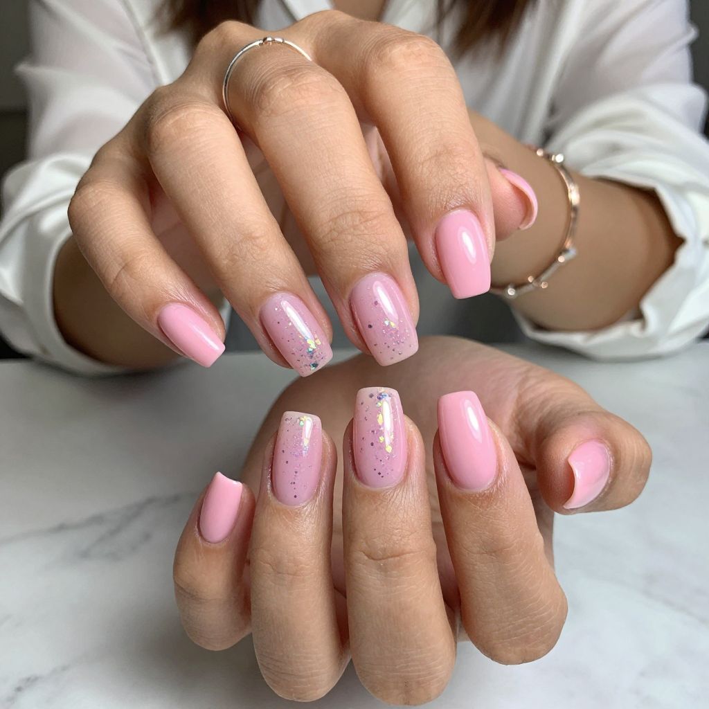 Bubblegum Chrome with Holographic Flakes