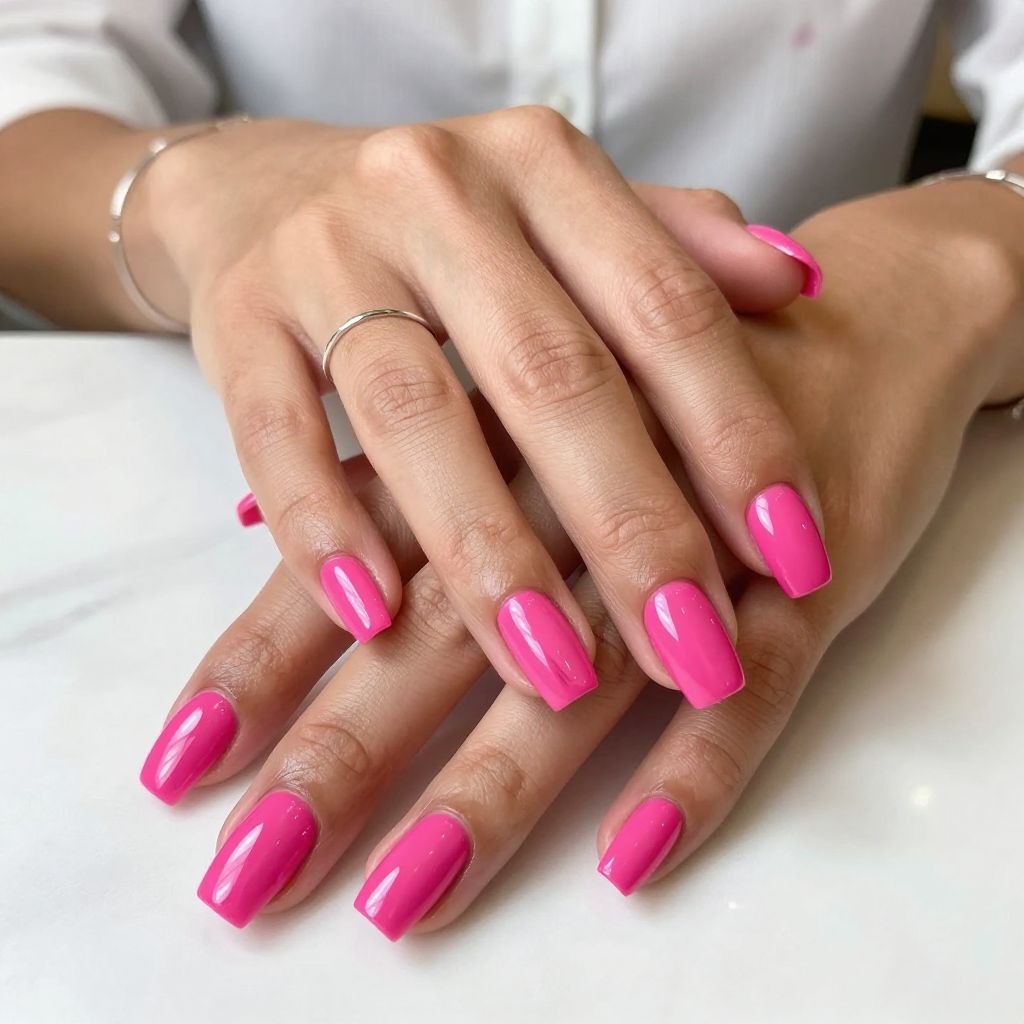 Hot Pink Chrome with Matte Accent