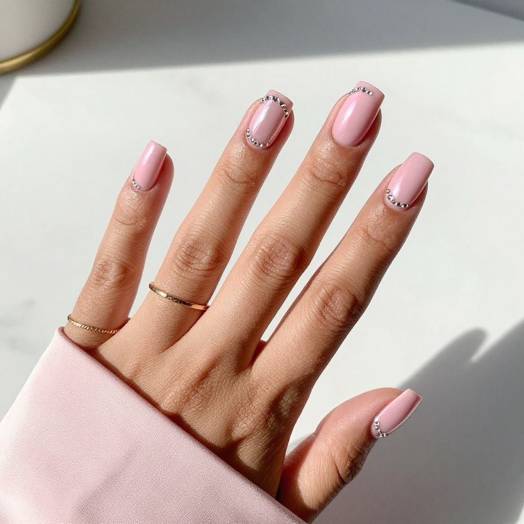 Bubblegum Chrome with Crystal Accents