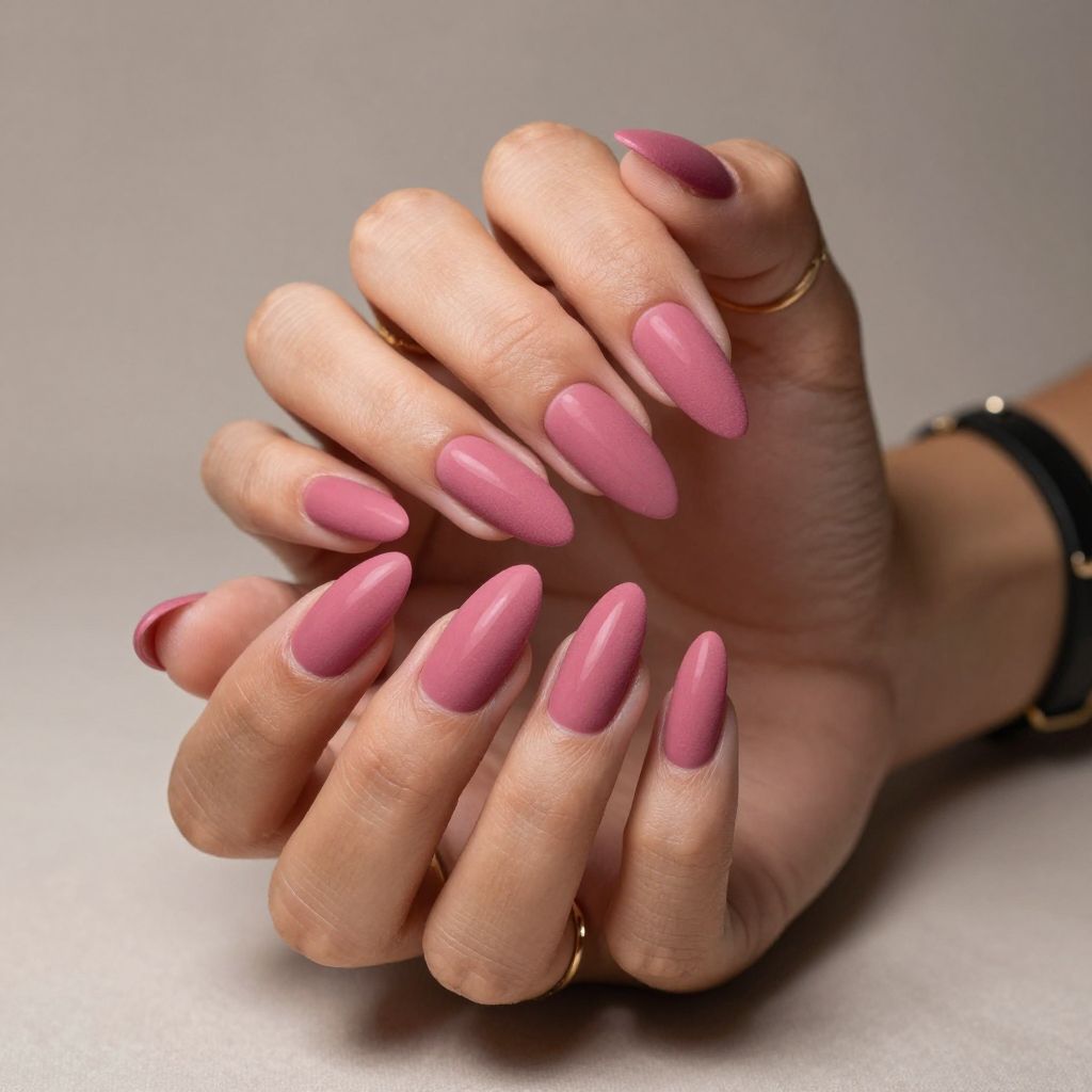 Pink Matte Velvet