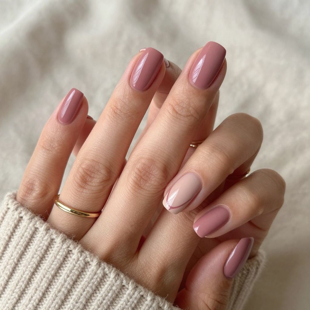 Dusty Rose Minimalism