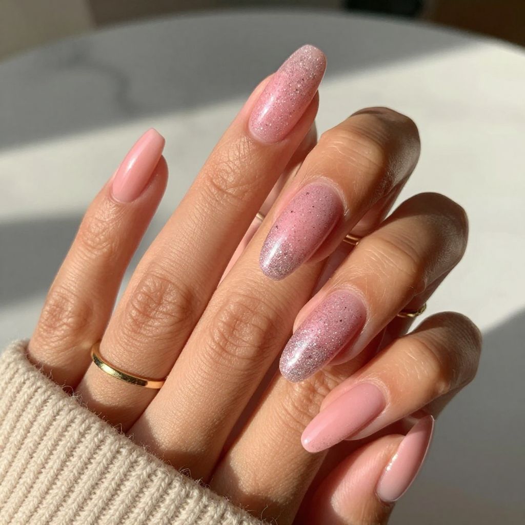 Pink Glitter Fade