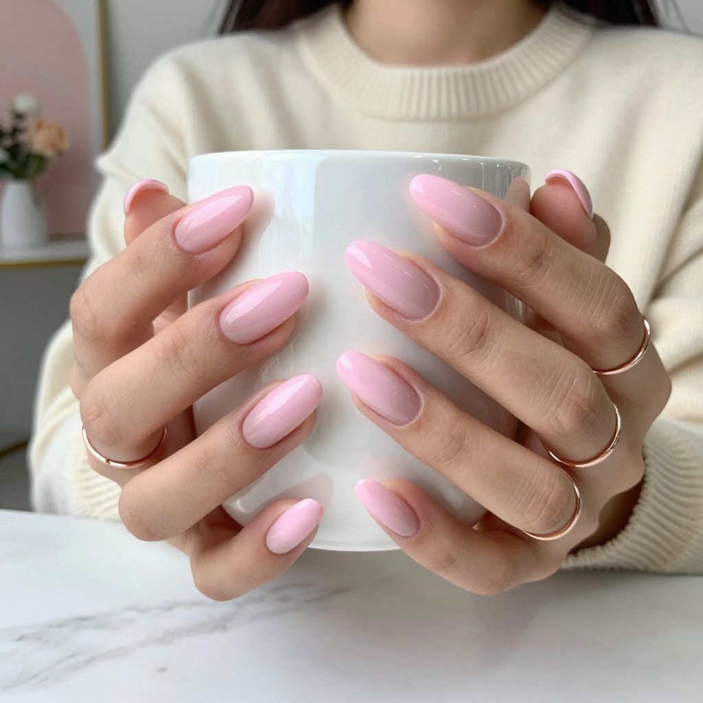 Soft Baby Pink Gradient