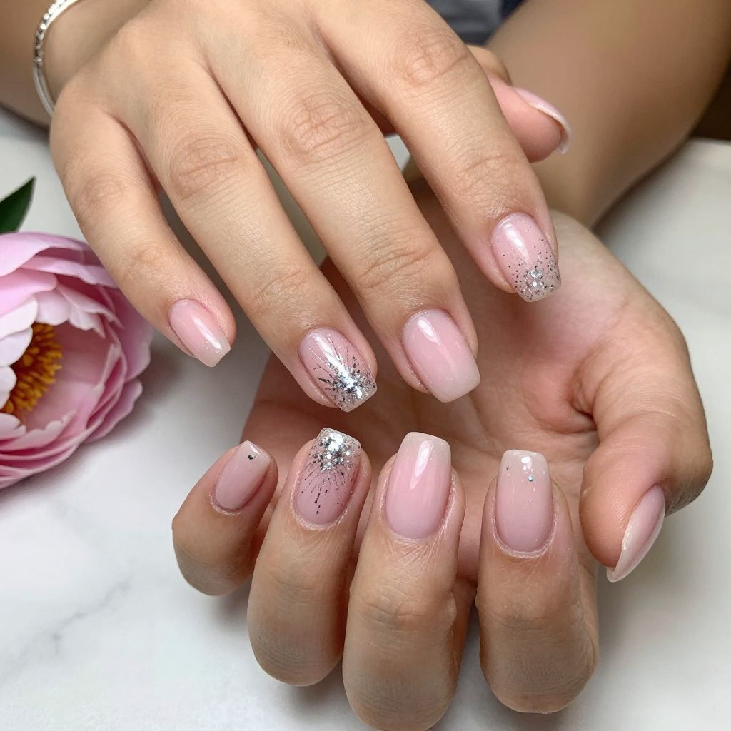 Glitter Burst Ombre