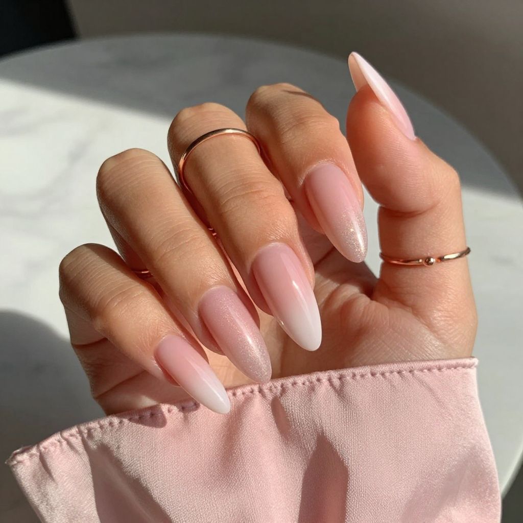Rose Gold Shimmer Overlay