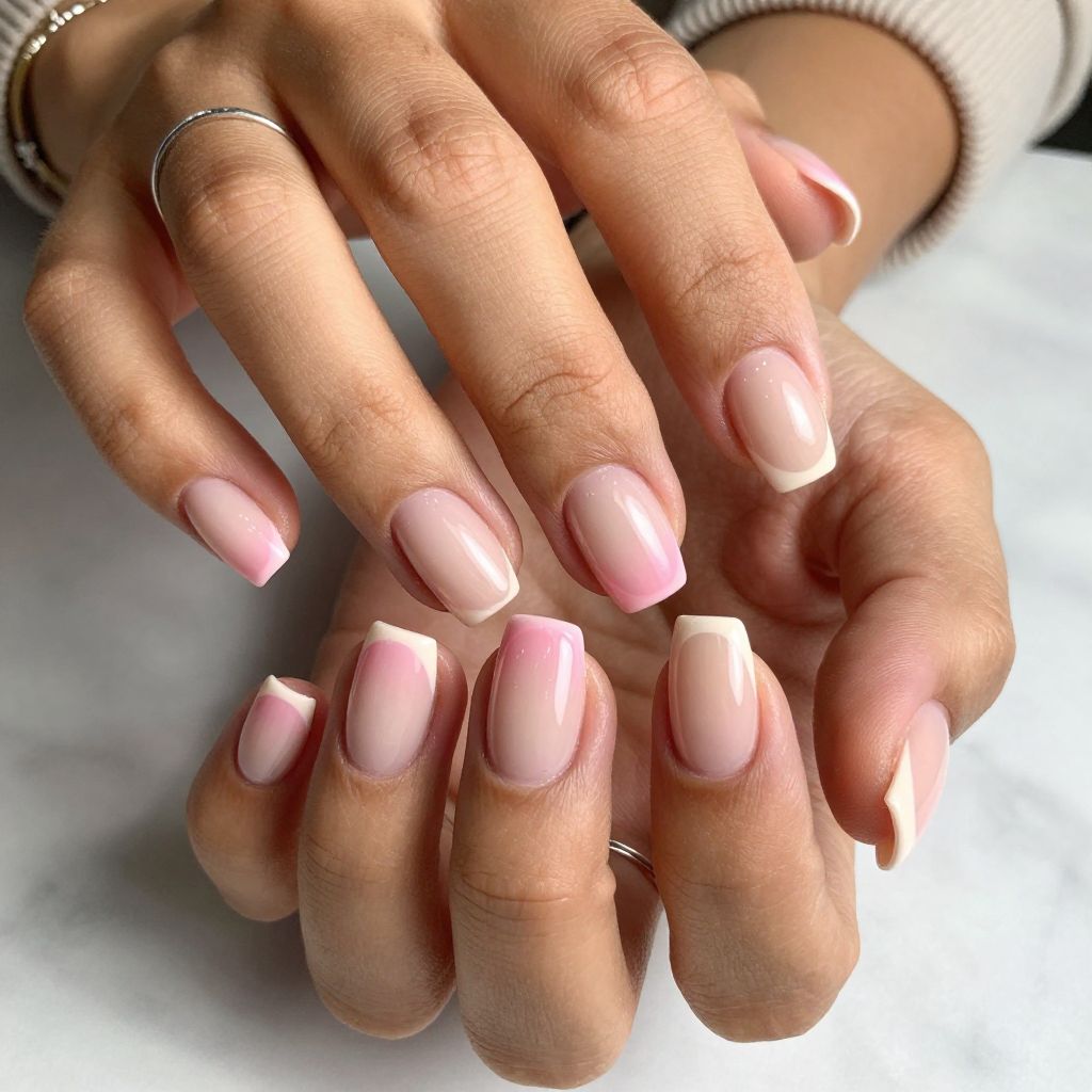 French Tip Ombre Fusion